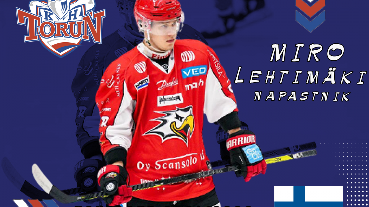 Miro Lehtimäki nowym napastnikiem KH Energa Toruń