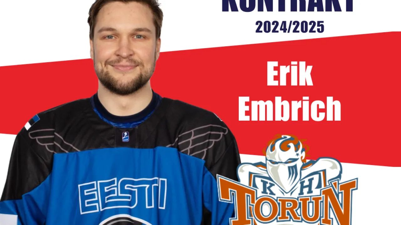 Erik Embrich w KH Energa Toruń
