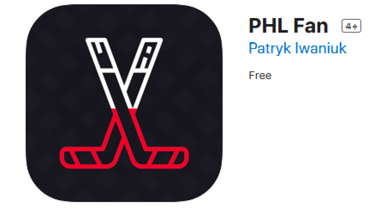 Aplikacja PHL Fan na iOS