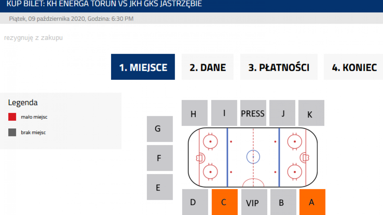 Ostatnie bilety na mecz z JKH GKS Jastrzębie dostępne online!